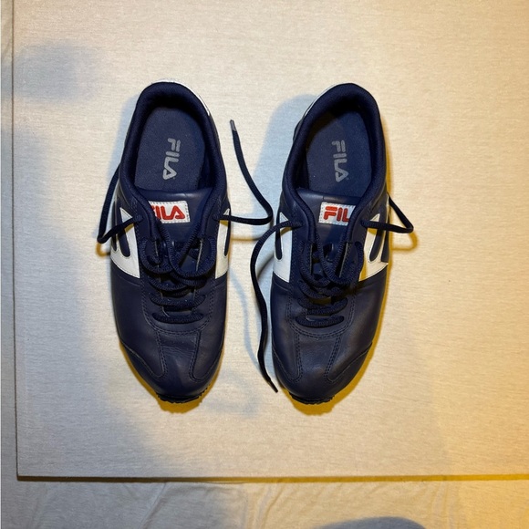 Fila Dark Blue and White Sneakers - Picture 2 of 7